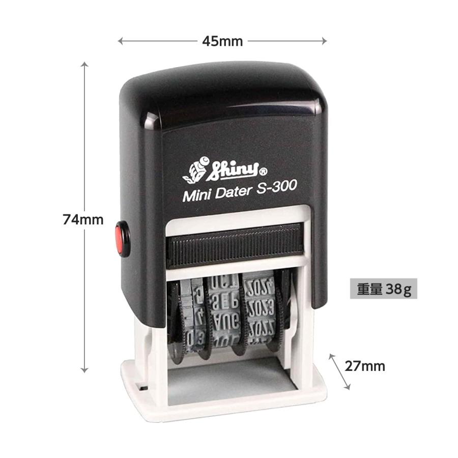 【中古】シャイニー スタンプ ミニデイトプリンタ 5号×4連 S-300UK 正規輸入品 Amazon.co.jp: Shiny 長方形 スタンテック シャイニー スタンプ ミニ