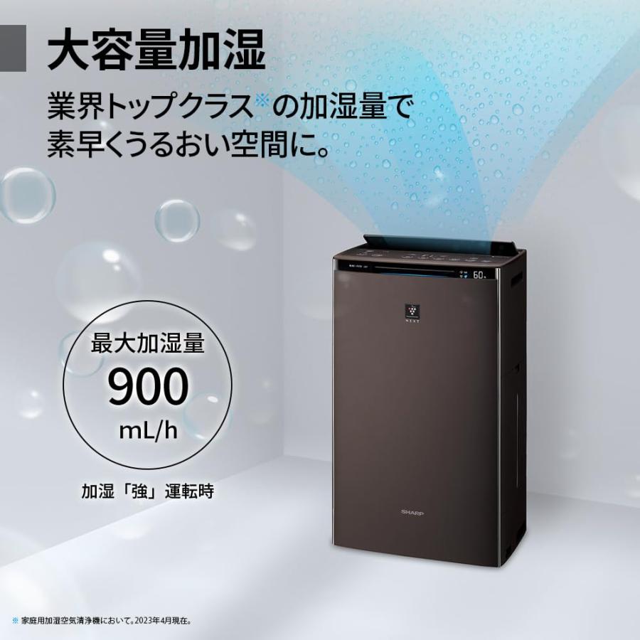 シャープ 加湿 空気清浄機 KI-RX75-W ホワイト プラズマクラスター 