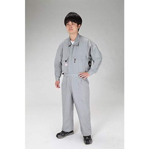 人気満点 エスコ Esco ｌ 空調継ぎ作業服 送風ファン付 長袖グレー Ea996am 132 安い Artmedia Ba