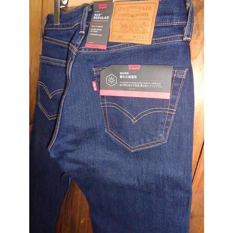 Levi's（リーバイス） 00505-1839 WARM 505 REGULAR FIT STRETCH JEANS