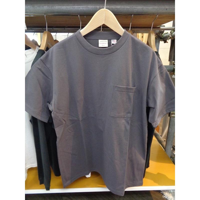 半袖L Goodwear（グッドウェア） 送料￥200 USAコットン 無地ポケット