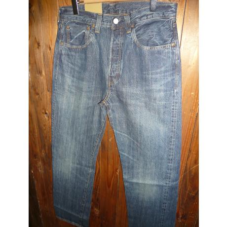 LEVI’S VINTAGE CLOTHING リーバイス 47501-0227 1947 501 XX JEANS ORGANIC 1947年モデル 501(R) 復刻版 ビンテージ デニム ミディアムインディゴ 日本製の画像