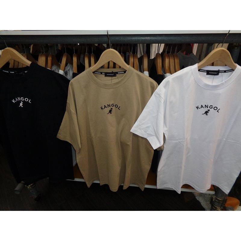 KANGOL カンゴール 中央胸ガンゴールロゴカンガルー刺繍ショートスリーブ半袖ワイドTシャツ C5030N :C5030N:STADIUM