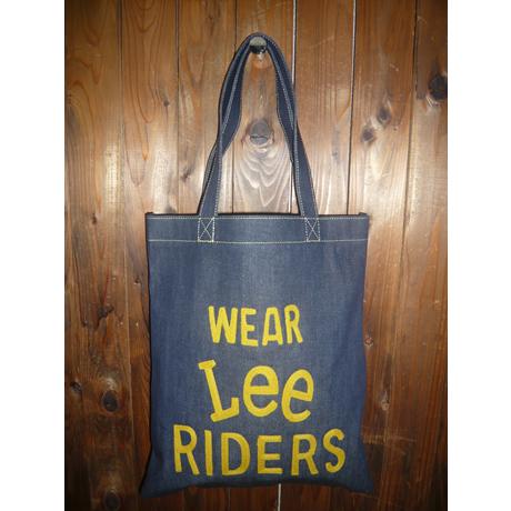 Lee（リー） LA0682-100 RIDERS DENIM TOTE EMBROIDERY Lee 101 100