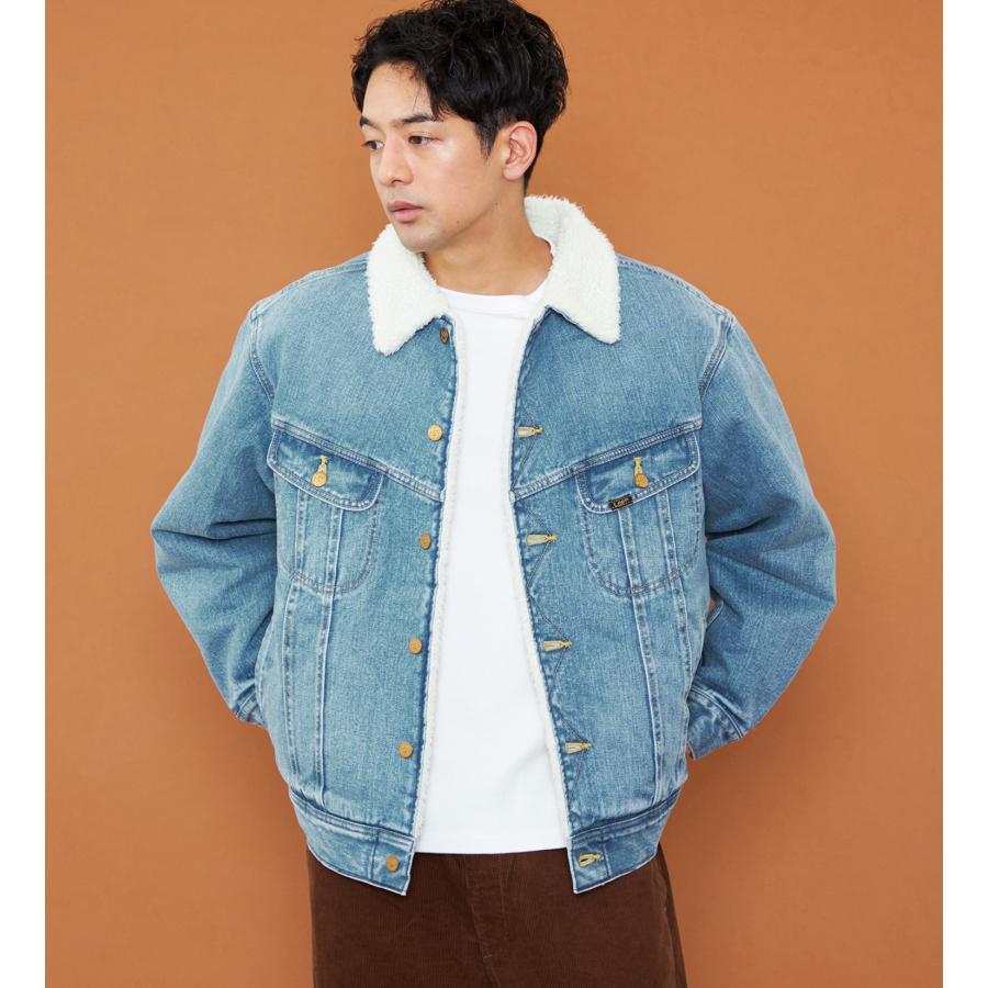 Lee リー スーパーサイズド ストームライダー ボア デニムジャケット L Lee（リー） LM0725-400 -446 BOA STORM RIDER JACKET ボア ストーム