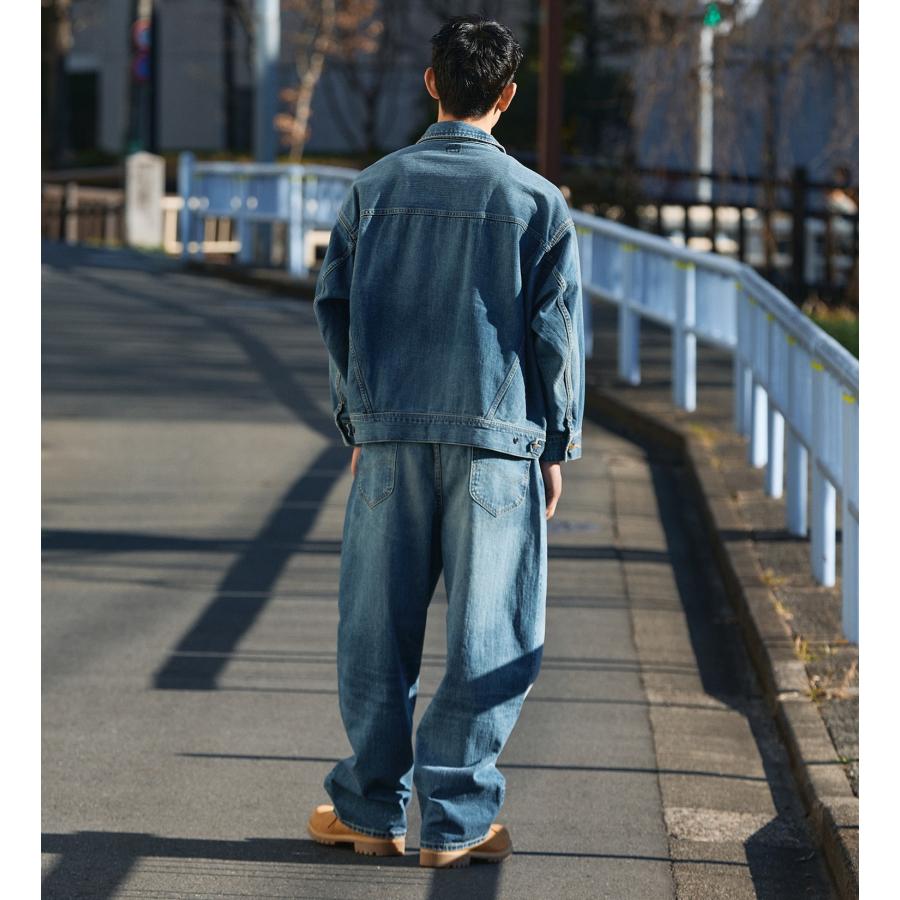 Lig. M wide denim デニムパンツ Lee（リー） LM4711-136 -189 SUPERSIZED RIDERS JEAN ビッグ