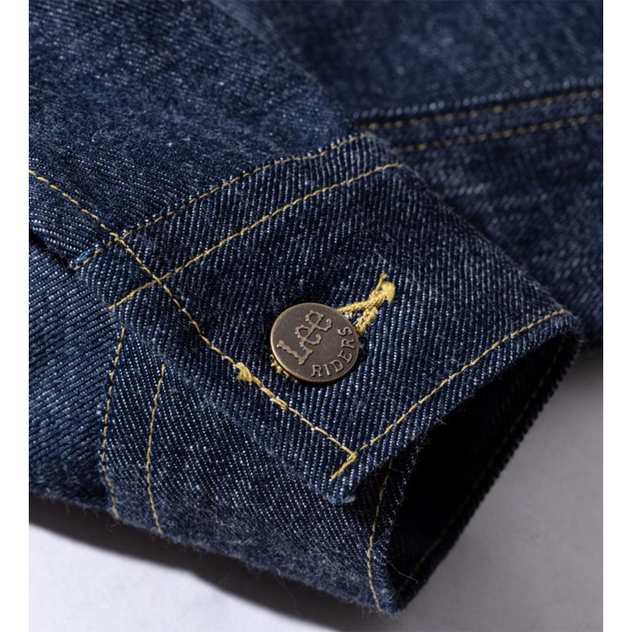 Ｌｅｅリー LM6015-89 THE ARCHIVES 101-J RIDERS JACKET 1948 MODEL アーカイブス 101-J ライダース ジャケット 復刻 デニム インディゴ未洗い Gジャン ユニの画像