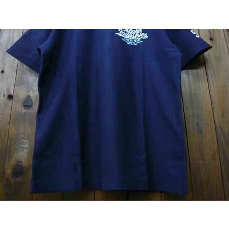 ＳＡＬＥ!! ＡＬＰＨＡアルファ TC1408-104 S/S HERRINGBONE PRINT-T WING A NAVY 半袖 ヘリンボーン プリント Tシャツ ミリタリー ロゴ バッグプリント｜stadium-jp｜04