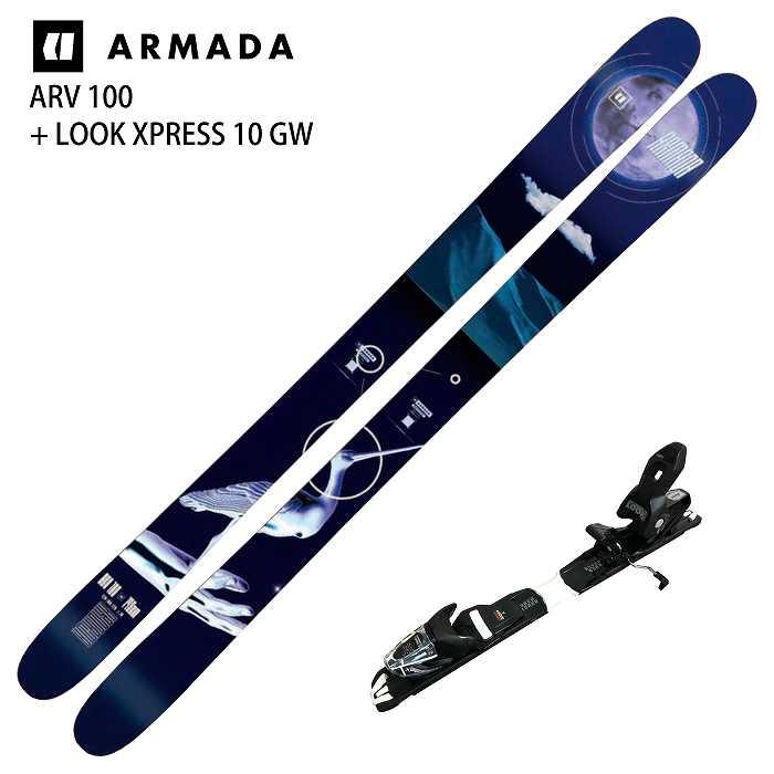 旧モデル[スキー2点セット] アルマダ スキー板 2025 ARMADA ARV 100 + MARKER SQUIRE 10 ビンディングセット 24-25 ARMADA（アルマダ） 旧モデル [スキー2点セット] スキー板 2025 ARMADA