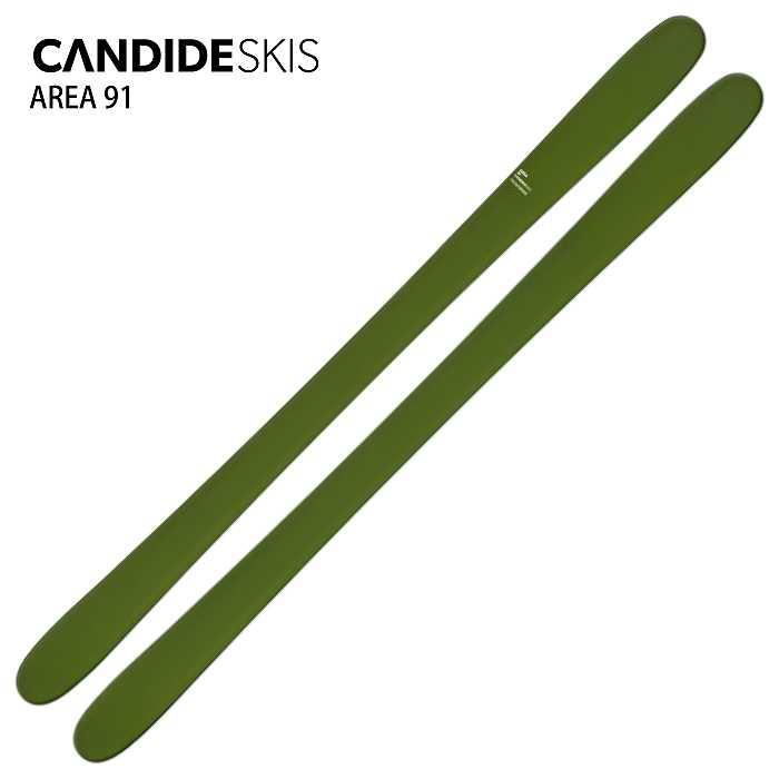 キャンデッド スキー板 2026 CANDIDE SKIS AREA 91 エリア 板単品 25