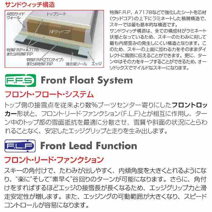 旧モデル オガサカ スキー板 2025 OGASAKA U-FS 1/WT + PRD 11 GW WT ユニティー UNITY ビンディングセット 24-25ST_3