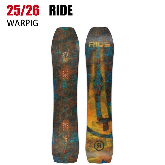 2026 RIDE ライド WARPIG ワーピグ 25-26 ボード板 スノーボードST