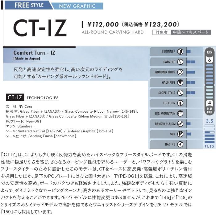 2027 OGASAKA オガサカ CT-IZ シーティーアイゼット 26-27 ボード板