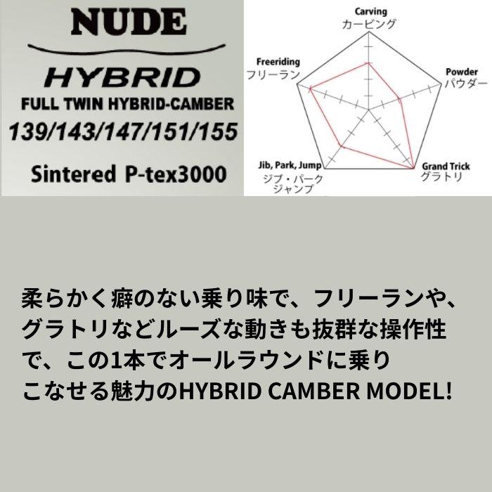 2027 ACC エーシーシー NUDE ヌード 26-27 ボード板 スノーボードST