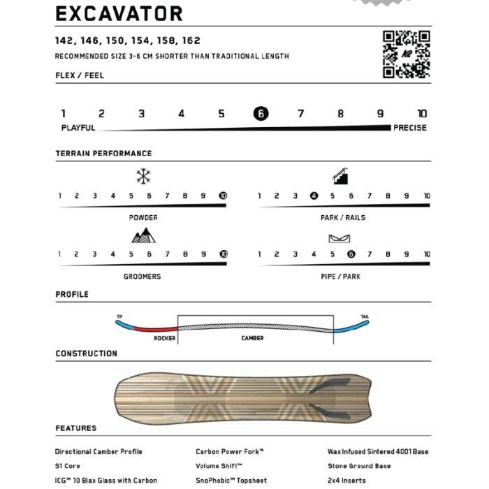 2027 K2 ケーツー EXCAVATOR エクスカベーター 26-27 ボード板