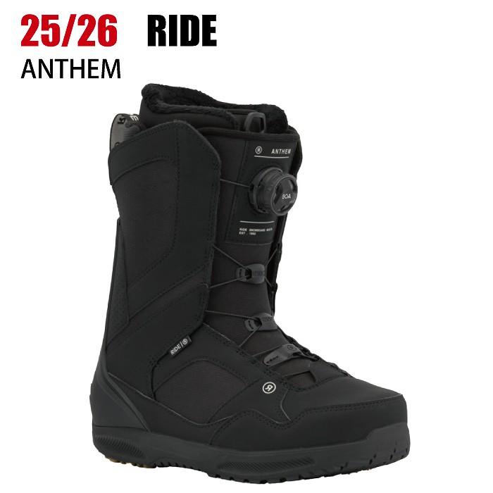 RIDE ANTHEM ブーツ　新品未使用 2026 RIDE ライド ANTHEM アンセム BLACK 25-26 BOA スノーボード