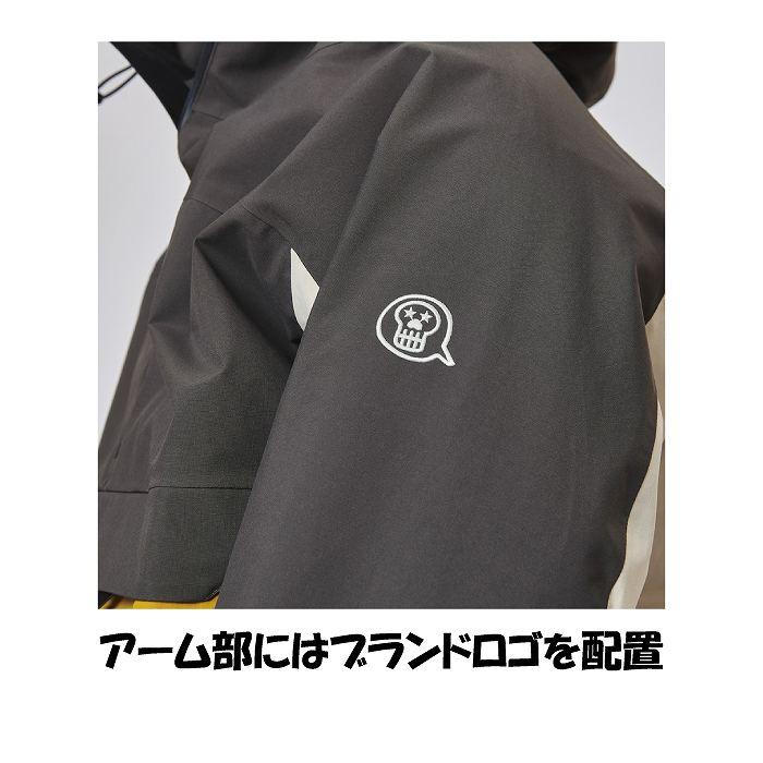 UNFUDGE アンファッジ SMOKE ANORAK スモークアノラック DARK NV / BLK スノーボード スノボ ウェア ジャケット 26-27モデルSTの画像