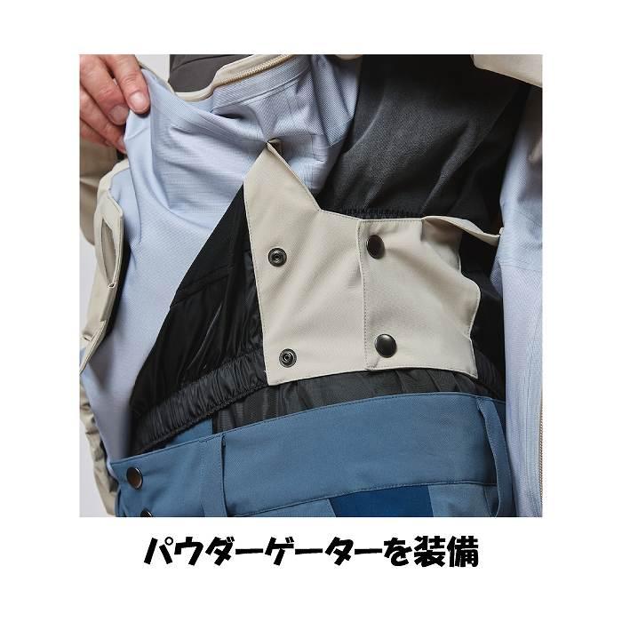 UNFUDGE アンファッジ SMOKE ANORAK スモークアノラック DARK NV / BLK スノーボード スノボ ウェア ジャケット 26-27モデルSTの画像