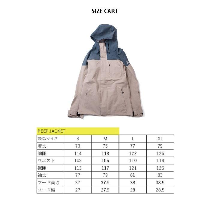 unfudge peep jkt 23-24 momo スノーボードウェア UNFUDGE アンファッジ ウェア PEEPJACKET -BASIC FIT- 23-24 MOMO
