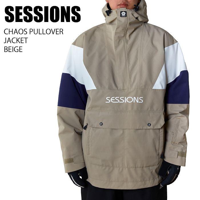 SESSIONS セッションズ CHAOS PULLOVER JACKET BEIGE 23-24 