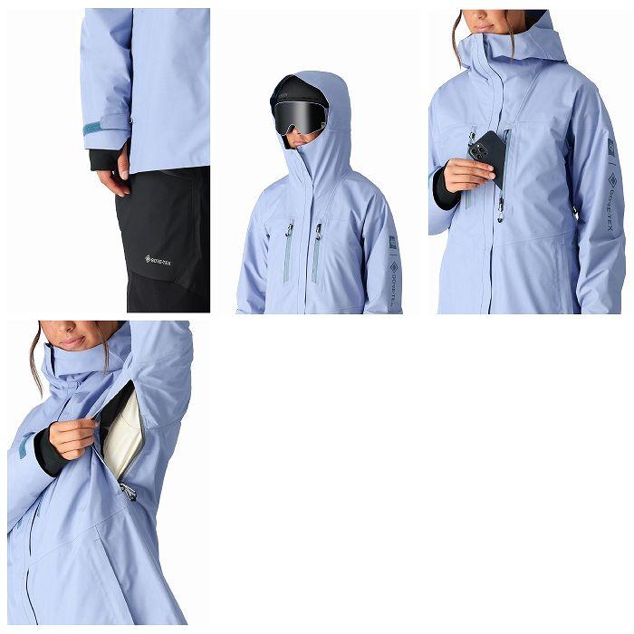 686 M2W301 GORE-TEX SKYLINE SHELL JACKET PURPLE IMPRESSION 24-25
