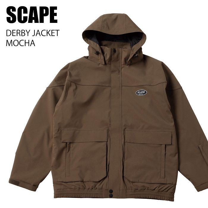 SCAPE エスケープ DERBY JACKET MOCHA 24-25 ウエア ユニセックス