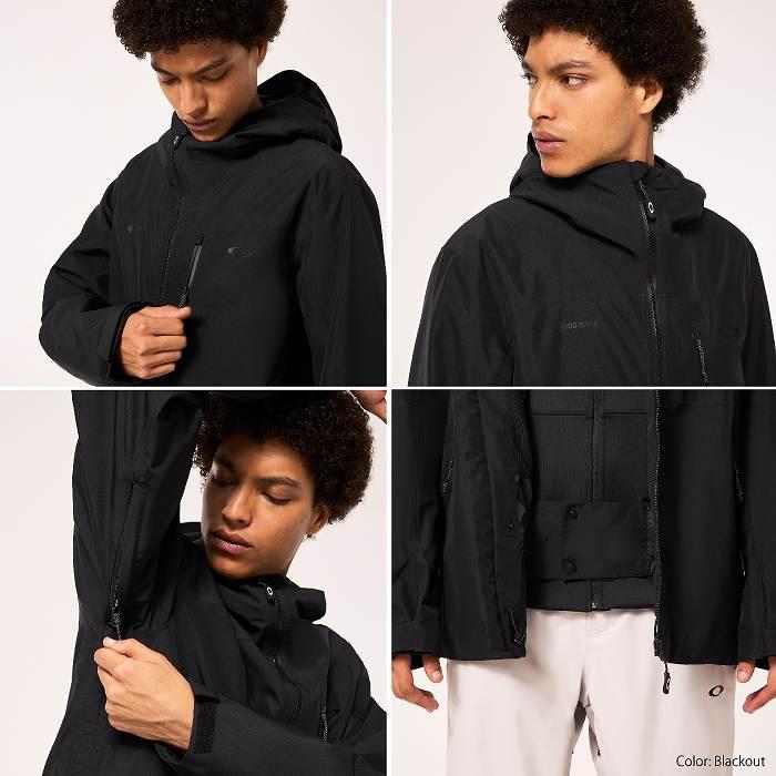 OAKLEY オークリー FOA406111 UNBOUND GORE-TEX SHELL JACKET BLACKOUT