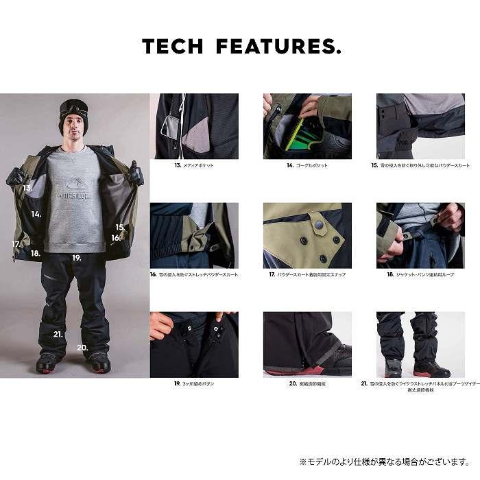 QUIKSILVER クイックシルバー EQYTJ03477 FOREVER STRETCH GORE-TEX JK