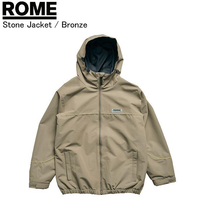 ROME ローム Stone Jacket ストーンジャケット BRONZE ジャケット ボードウェア ロームウェア ROMEウェア 25-26モデル ROME ローム Stone Jacket ストーンジャケット BRONZE ジャケット