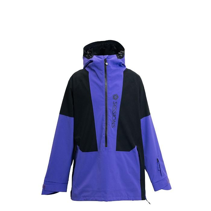 SESSIONS セッションズ SSFW250013 CHAOS PULLOVER JACKET PURPLE スノーボード ウェア ジャケット スノボ 25-26モデルSTの画像