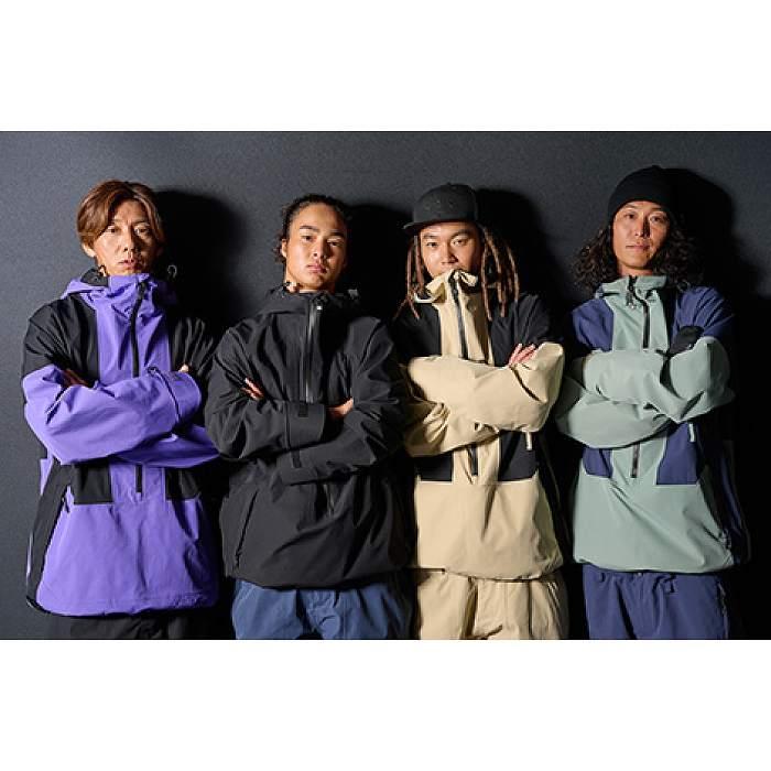 SESSIONS セッションズ SSFW250013 CHAOS PULLOVER JACKET PURPLE スノーボード ウェア ジャケット スノボ 25-26モデルSTの画像