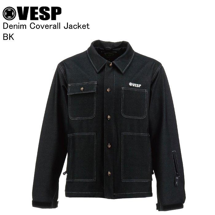 VESP（ベスプ） VPMJ1071 Denim Coverall Jacket BK スノーボード