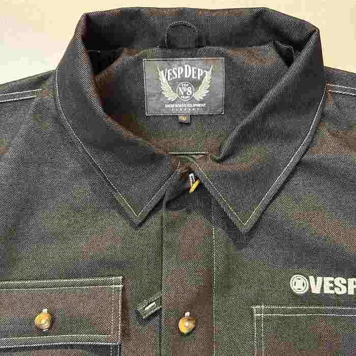 VESP（ベスプ） VPMJ1071 Denim Coverall Jacket BK スノーボード