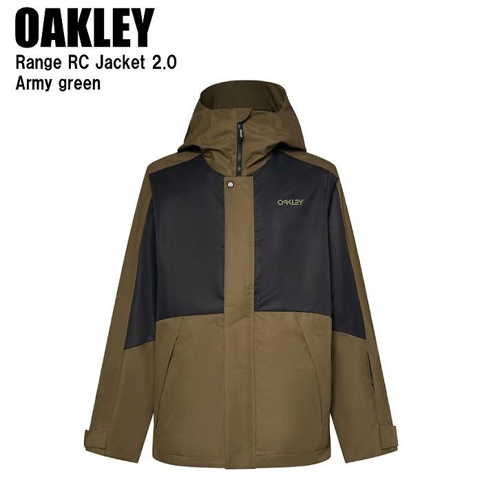 OAKLEY オークリー FOA406098 RANGE RC JACKET 2.0 ARMY GREEN スキー スノーボード ウェア ジャケット オークリーウェア OAKLEY オークリー FOA406098 RANGE RC JACKET 2.0 ARMY GREEN スキー