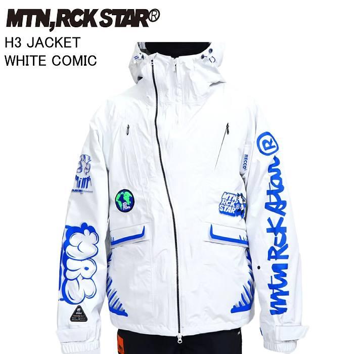 MTN.ROCK STAR マウンテンロックスター H 3 JACKET WHITE COMIC