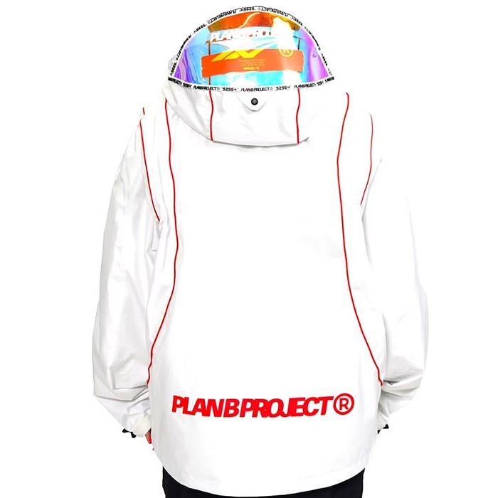 MTN.ROCK STAR マウンテンロックスター FULLZIP JACKET WHITE/RED