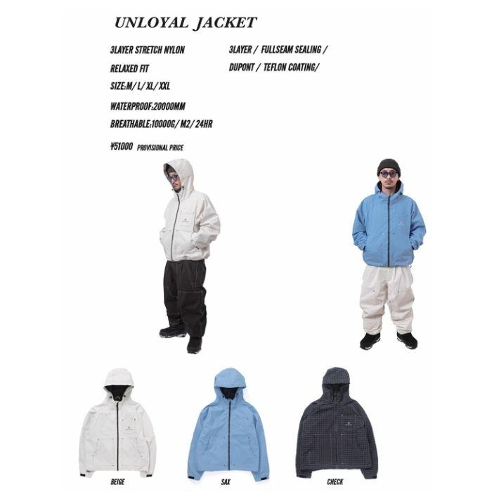 NOMADIK ノマディック UNLOYAL JACKET アンロイアルジャケット SAX スノーボード ウェア 26-27ST_2