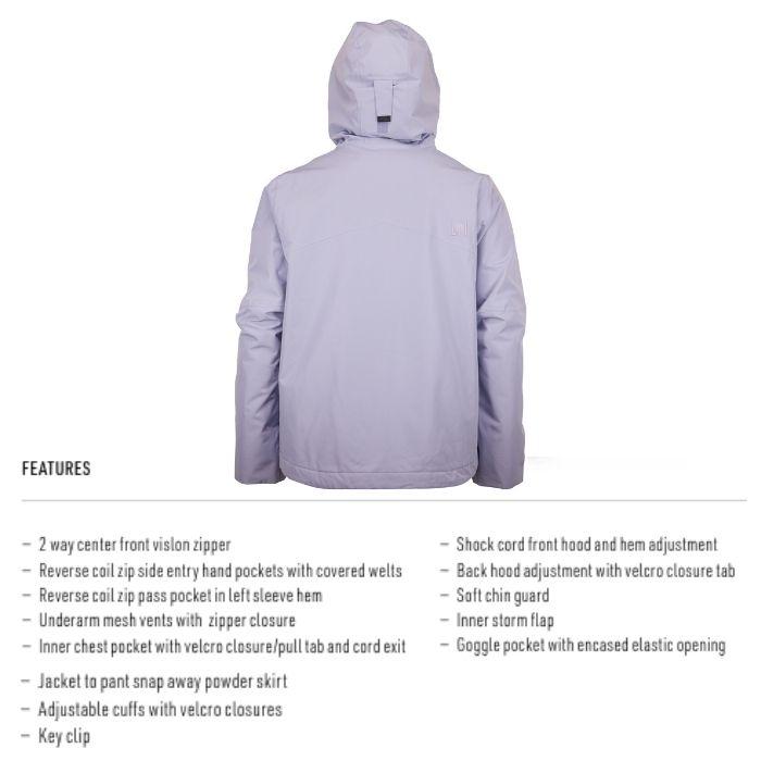 L1 エルワン CHROMA JACKET クロマ ジャケット Pale Lavender スノーボード ウェア 26-27ST_3