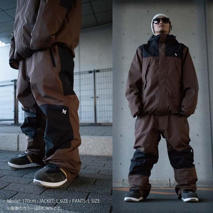 AA ダブルエー ウェア STORM PANTS 23-24 BLUE GRAY UNISEX メンズ パンツ スノーボードST_1