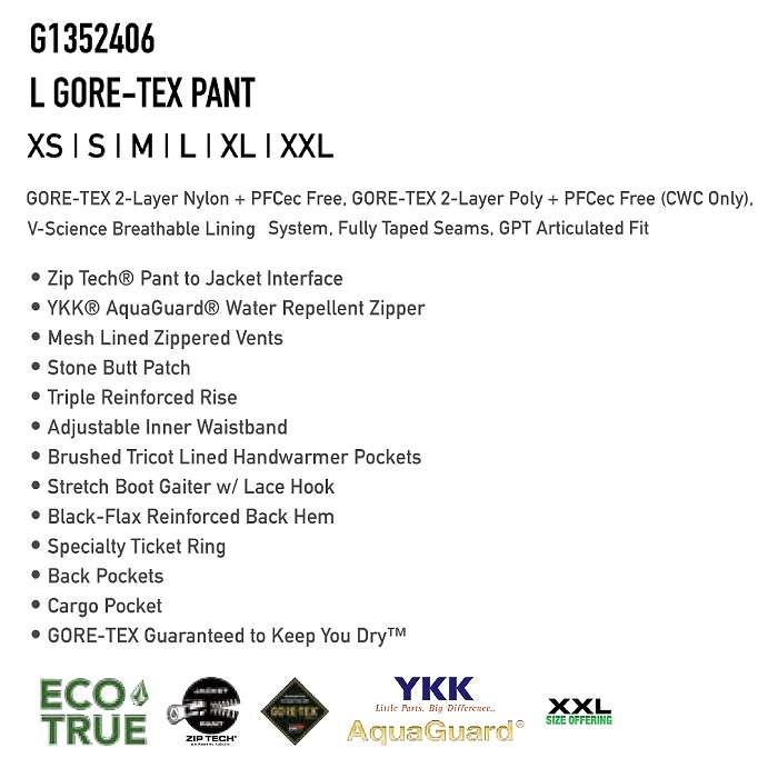 VOLCOM ボルコム G1352406 L GORE-TEX PANT DKA 23-24 ボードウェア メンズ パンツ ゴアテックス スノーボードST_1