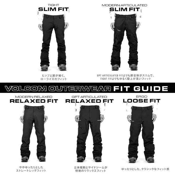 VOLCOM ボルコム G1352406 L GORE-TEX PANT DKA 23-24 ボードウェア メンズ パンツ ゴアテックス スノーボードST_3