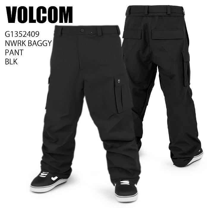 VOLCOM ボルコム G1352409 NWRK BAGGY PANT BLK 23-24 ボードウェア 