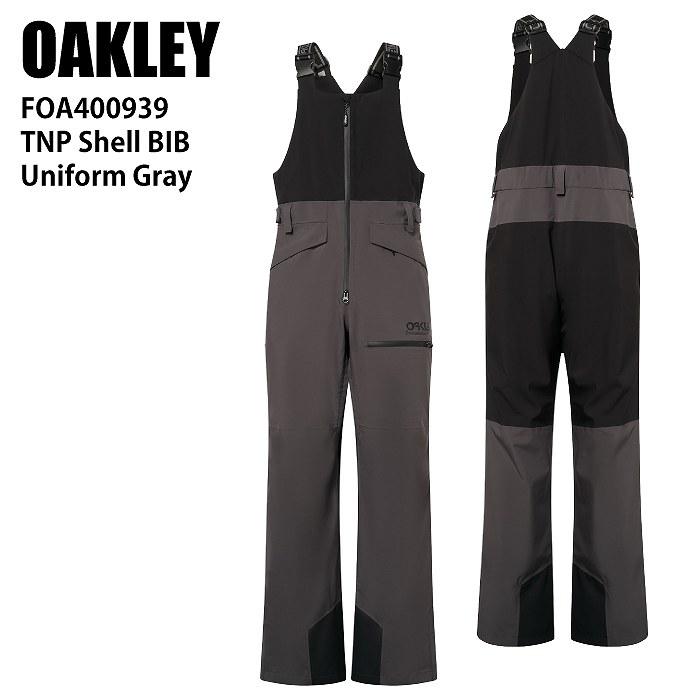 OAKLEY オークリー FOA400939 TNP SHELL BIB UNIFORM GRAY 2324 ボードウェア メンズ パンツ