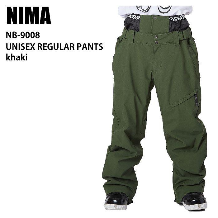 NIMA ニーマ NB-9009 パンツ 56カーキ 23-24 ボードウェア メンズ