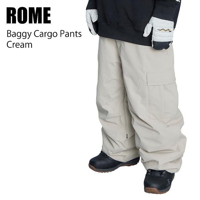 ROME ローム BAGGY CARGO PANTS CREAM 24-25 ウエア メンズ パンツ