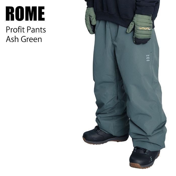 ROME ローム PROFIT PANTS ASH GREEN 24-25 ウエア メンズ パンツ スノーボード ROME ローム PROFIT PANTS ASH GREEN 24-25 ウエア メンズ パンツ