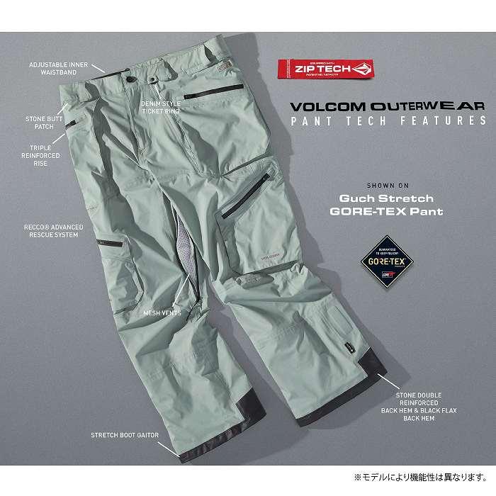 VOLCOM ボルコム LONGO GORE-TEX PANT BLK 24-25 ウエア ユニ VOLCOM ボルコム LONGO GORE-TEX PANT BLK 24-25 ウエア ユニ