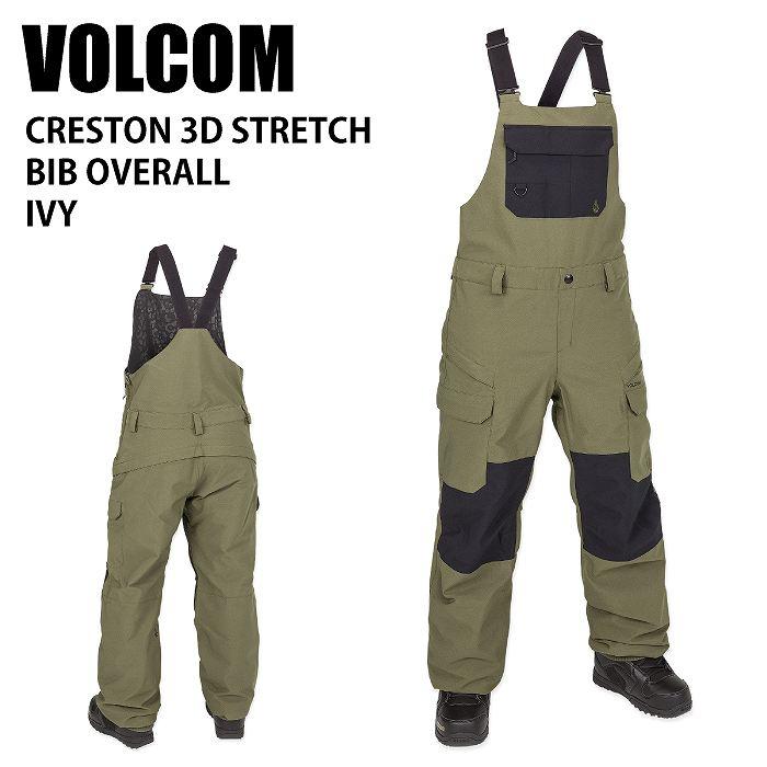VOLCOM ボルコム CRESTON 3D STRETCH BIB OVERALL IVY 24-25 ウエア 