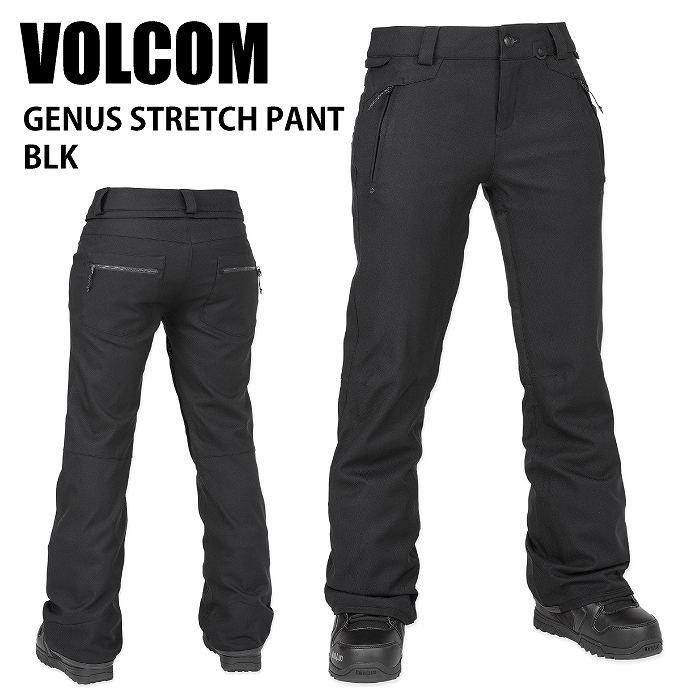 VOLCOM ボルコム GENUS STRETCH PANT BLK 24-25 ウエア レディース