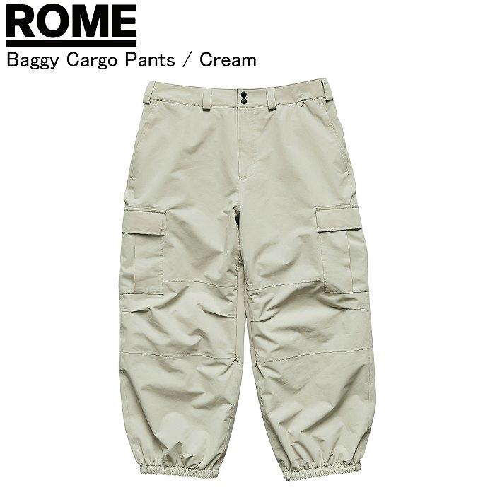 ROME SDS バギーカーゴパンツ　クリーム色 ROME ローム Baggy Cargo Pants バギーカーゴパンツ CREAM パンツ